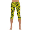 Single Sunflower Capri Leggings up to 5 XL