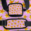 Yellow Frangipanis Pink Multi Function Large Waterproof Bag