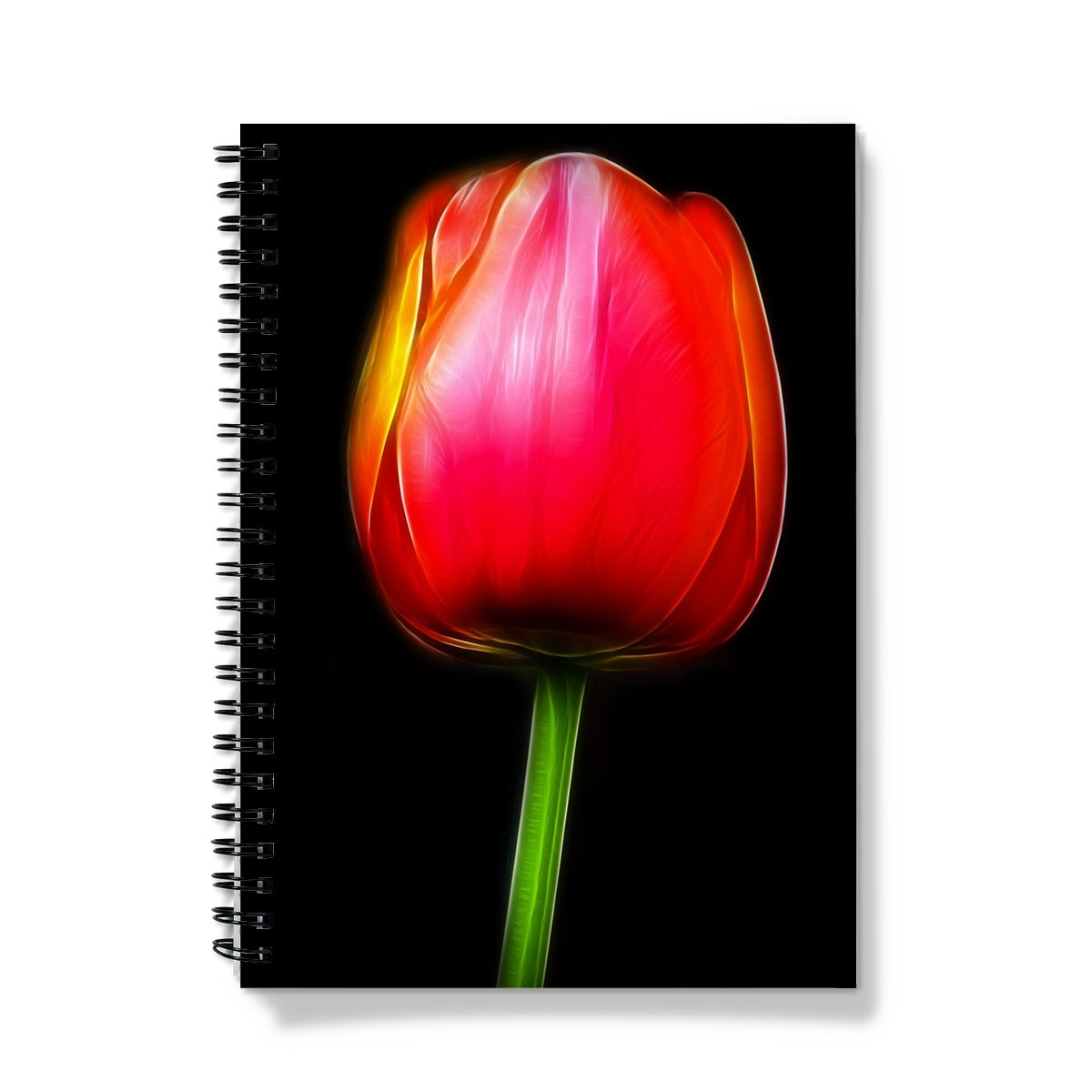 Hot Tulip A5 Lined Spiral Bound Notebook (FWS)