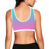 Ombre Aqua Pink Sports Top up to 3 XL