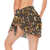 Animal Print Short Chiffon Sarong Wrap (FWS)