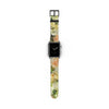 Cream Roses Apple iWatch Replacement Strap Vegan Leather (FWS)