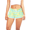 Yellow Aqua Spots Drawstring Shorts up to 2 XL