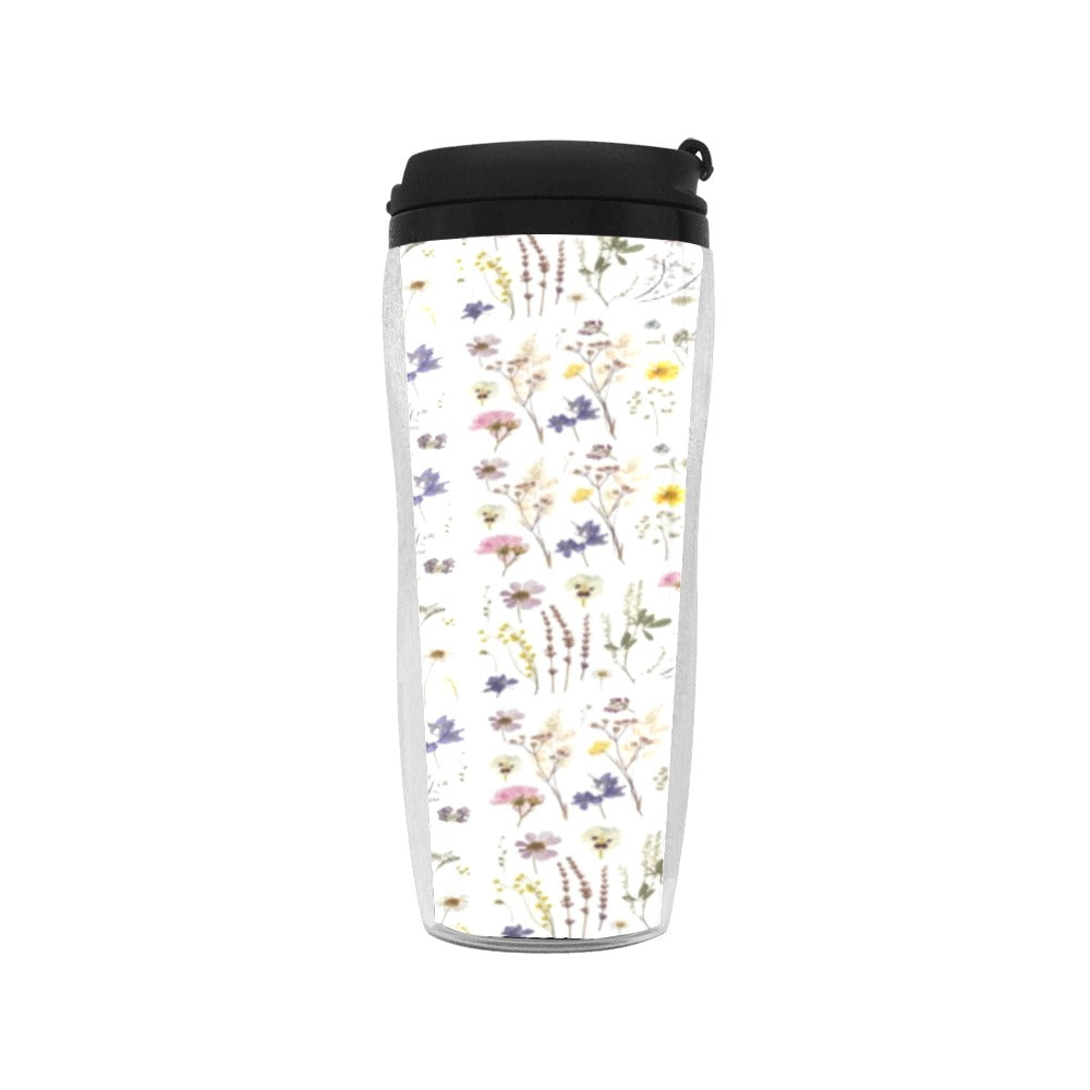 Wildflowers White Reusable Cup