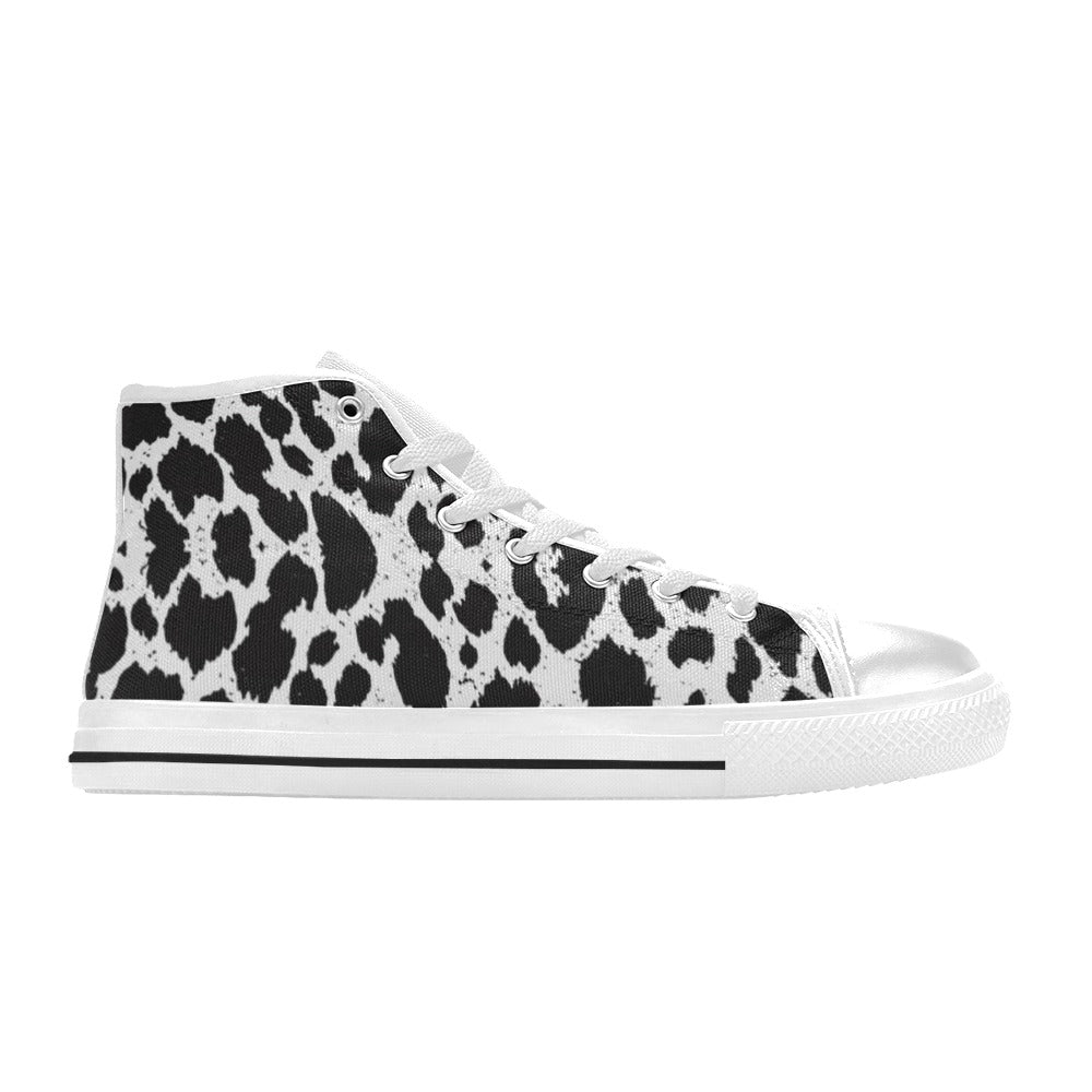 Big Leopard High Top Women's Shoes