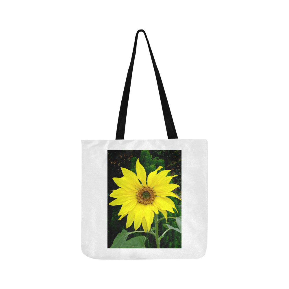 Single Sunflower Tote Bag (Worldwide Shipping)