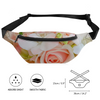 Pale Bouquet Waist Bag / Fanny Pack / Bum Bag