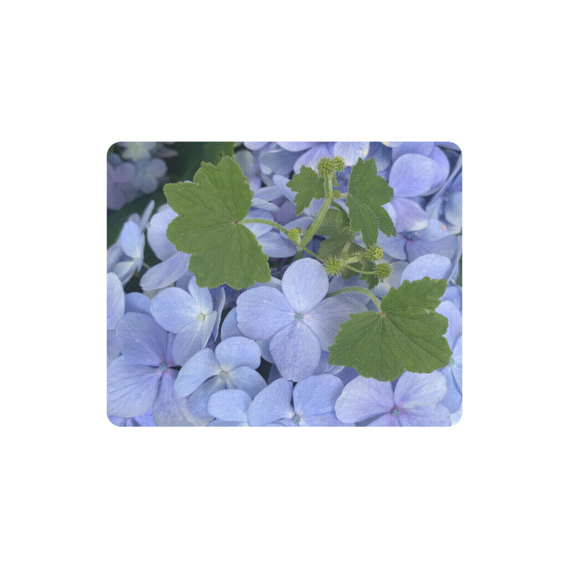 Blue Hydrangeas Mousepad (Shipping Worldwide)