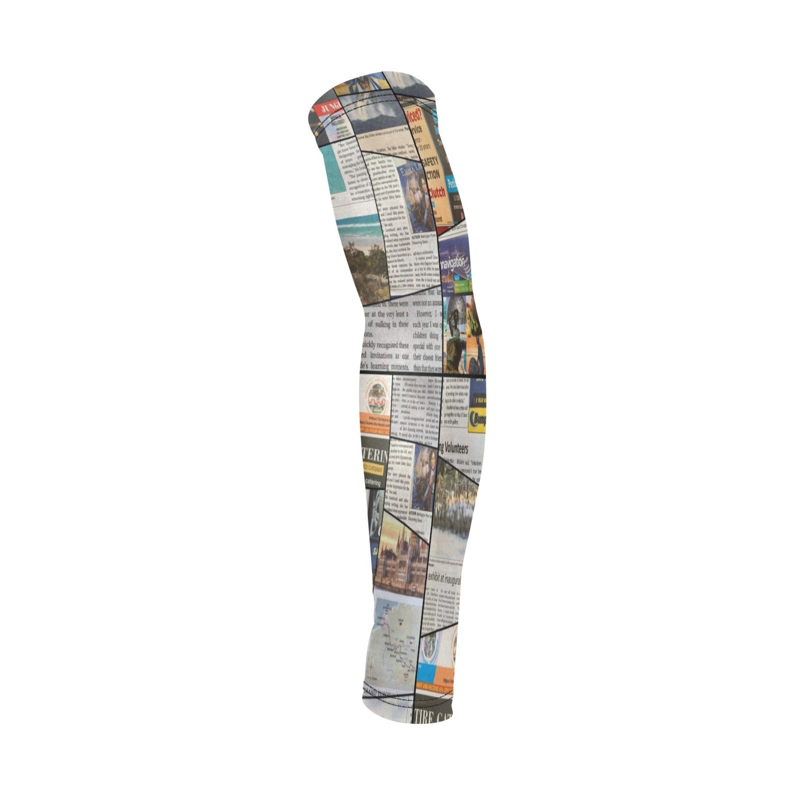 Australian Newspaper Colour Weather Protection Arm Sleeves (FWS)