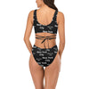 New York City Black Cross String Bikini up to 2 XL (FWS)