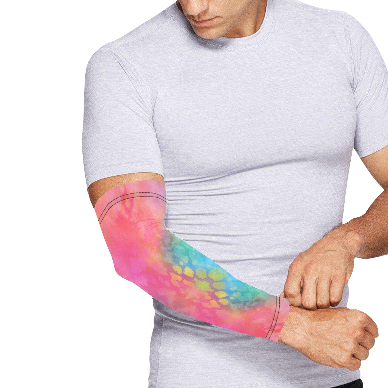 Rainbow Cotton Floss Weather Protection Arm Sleeves (FWS)