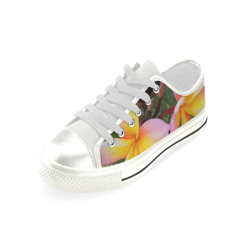 Tri Colour Frangipani 02 Low Rise Women's Shoes