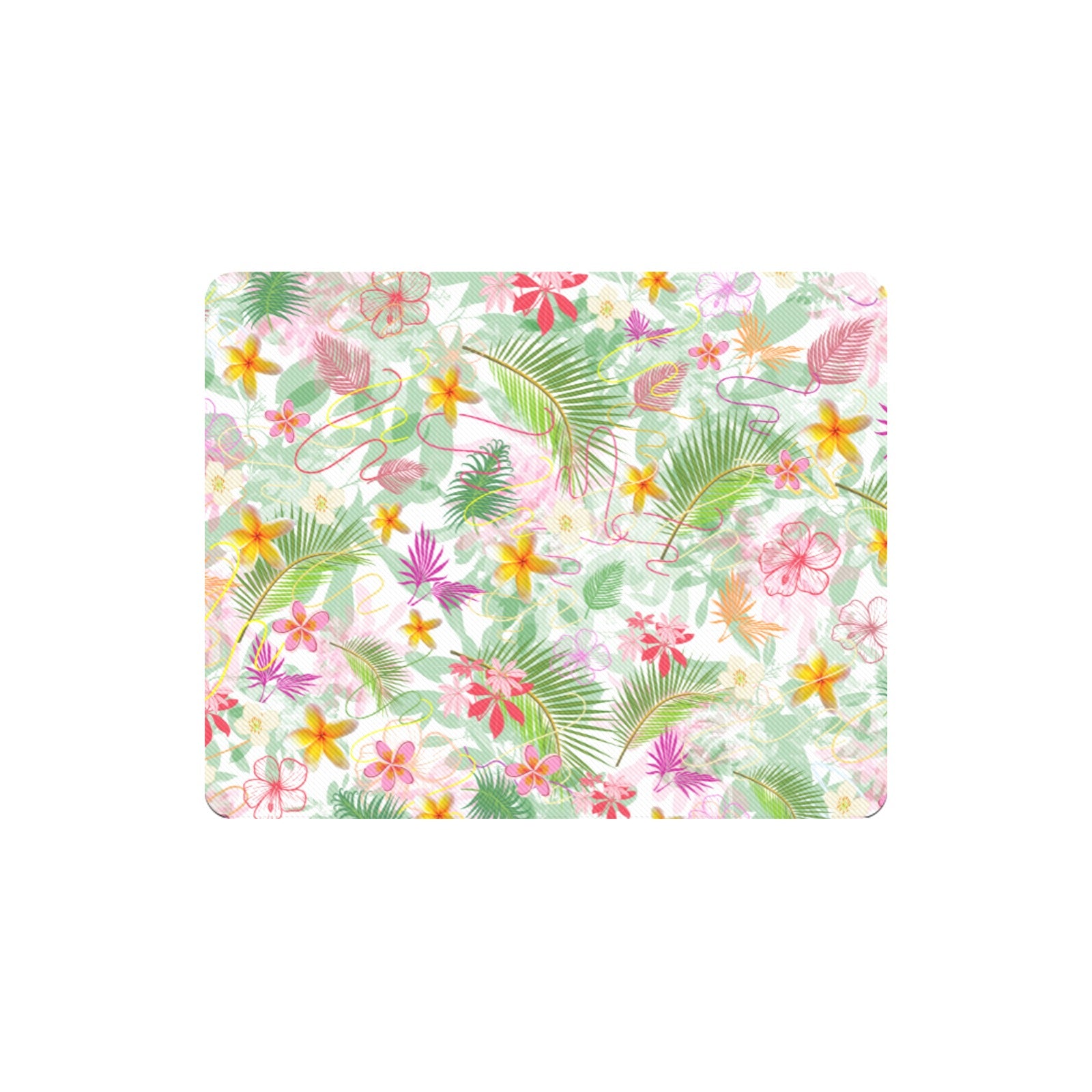 Hawaiian Green Rectangle Mousepad (Made In Australia)