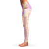 Pretty Pastels Mesh Panel Side Pockets Leggings (FWS)