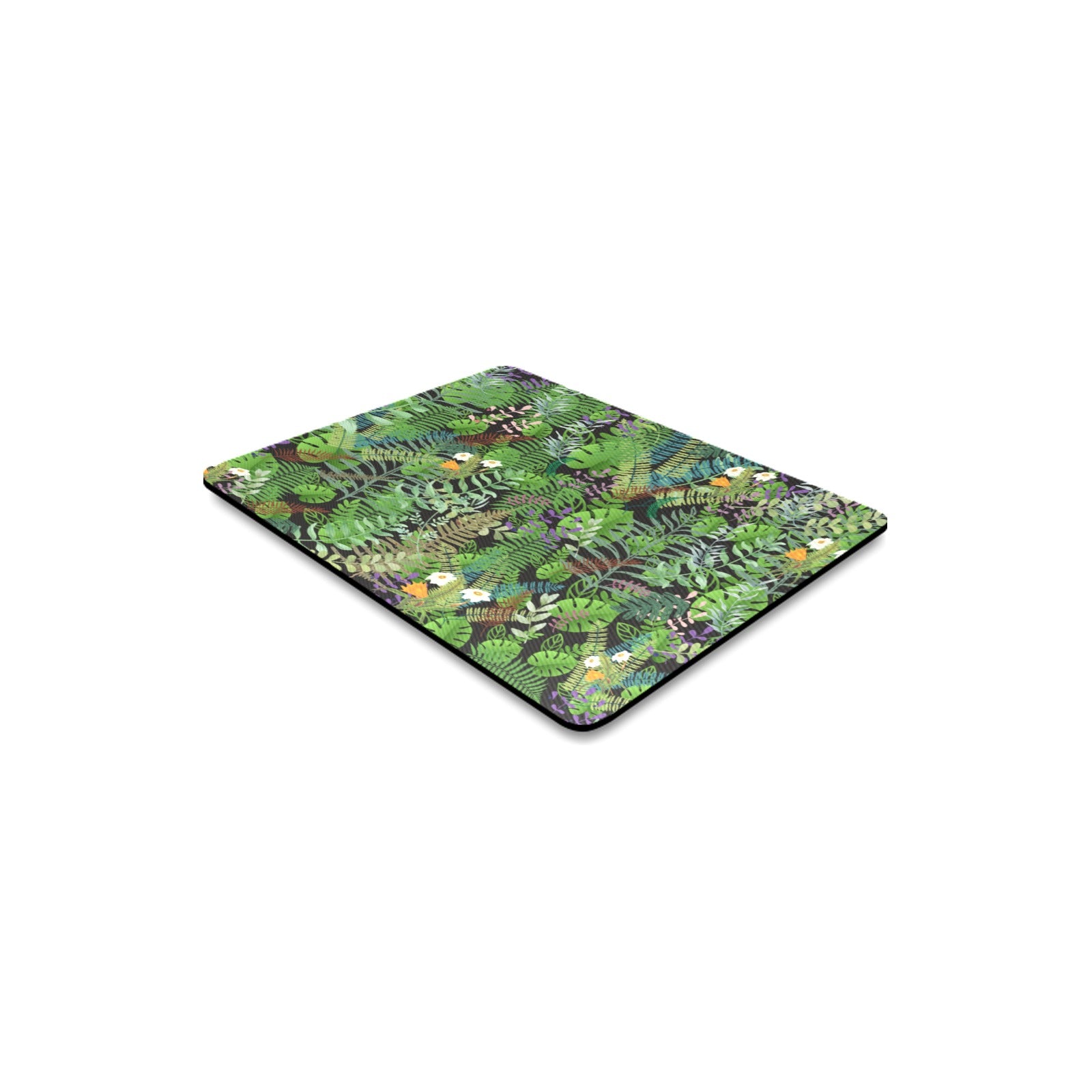 Graphic Jungle Black Rectangle Mousepad (Made In Australia)