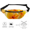 Fresh Yellow Frangipanis Waist Bag / Fanny Pack / Bum Bag