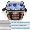 Strawberries White Multi Function Large Waterproof Bag