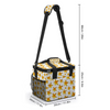 Yellow Frangipanis White Multi Large Function Waterproof Bag