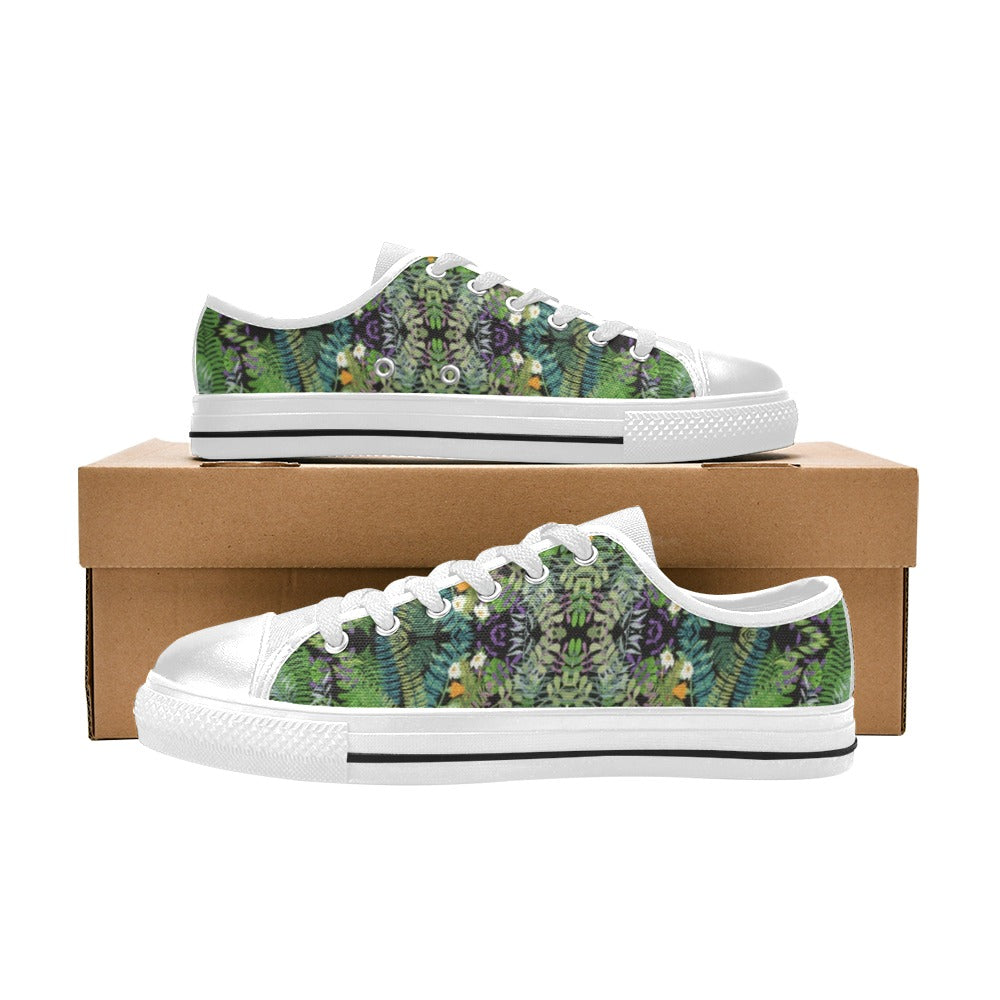 Graphic Jungle Low Rise Canvas Shoes