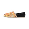 Leopard Fire Women's Canvas Slip On Shoes