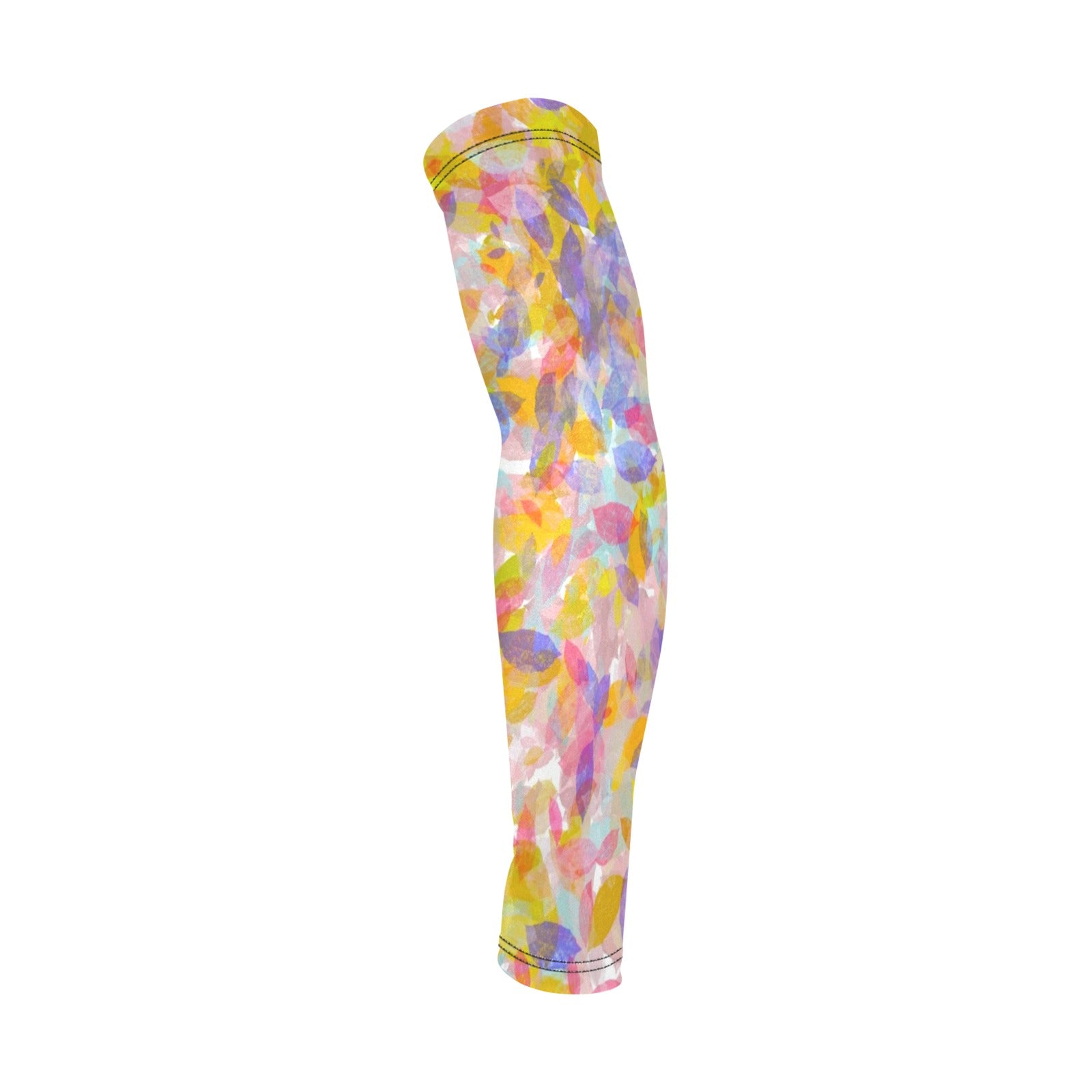 Multi Painted Leaves Weather Protection Arm Sleeves (FWS)