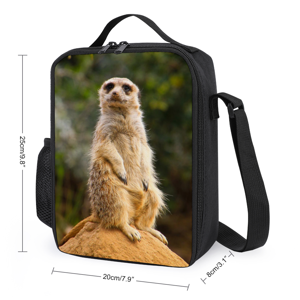 Meerkat Insulated Small Lunch Bag