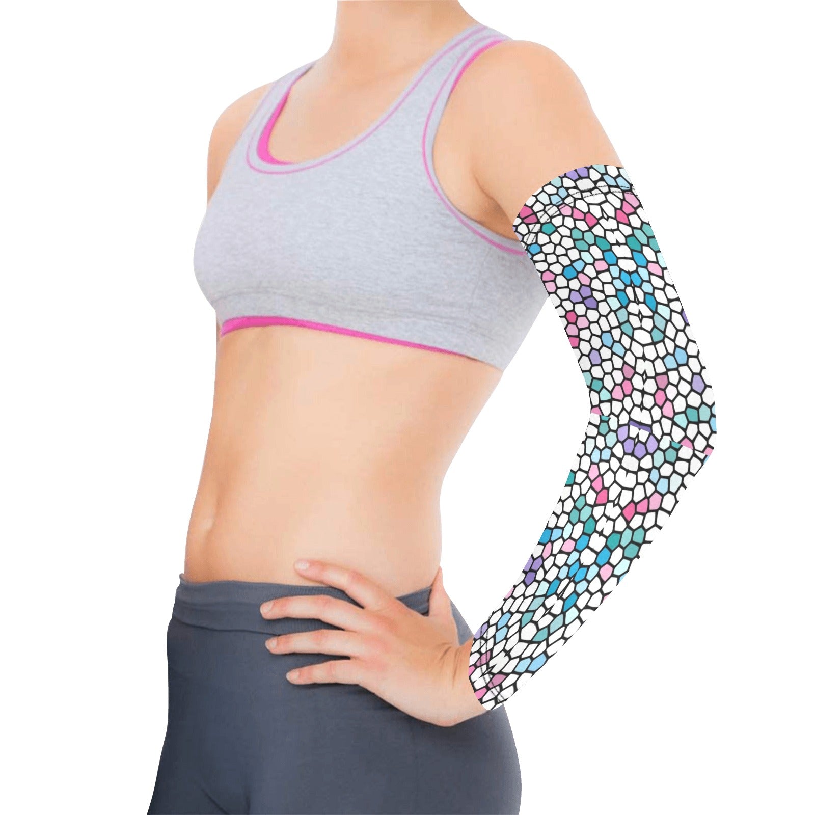 Feathers Stained Glass Weather Protection Arm Sleeves (FWS)