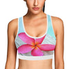 Pink Frangipani Sports Top up to 3 XL