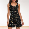 Wildflowers Black Sleeveless Short Jumpsuit with Pockets up to 2 XL (FWS)