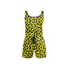 Lemon Leopard Sleeveless Short Jumpsuit (FWS)