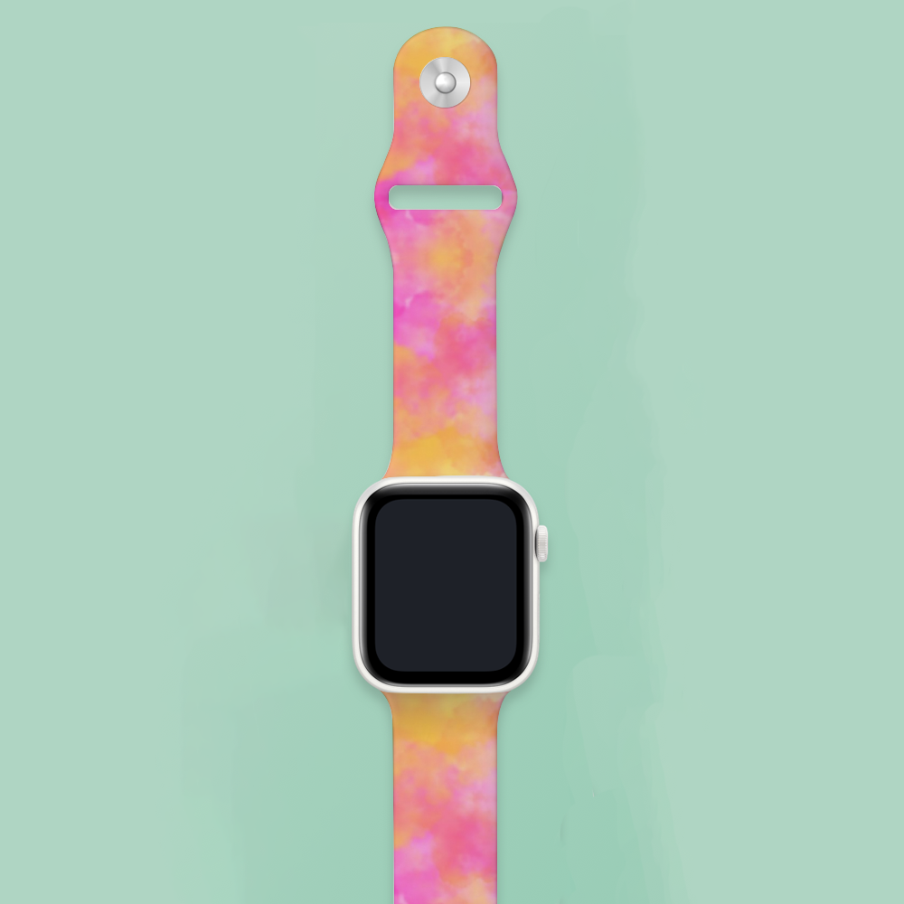 Cotton Clouds Apple iWatch Replacement Strap TPU Rubber (FWS)