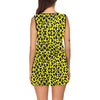 Lemon Leopard Sleeveless Short Jumpsuit (FWS)