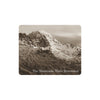 The Mountains Won't Remember Sepia Mousepad (Shipping Worldwide)