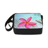 Pink Frangipani Cross-Body Shoulder Bag