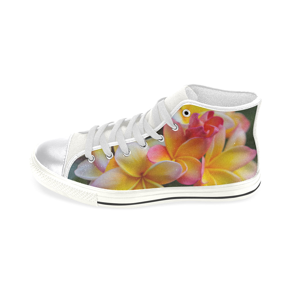 Last of Summer Frangipanis High Top Women's Shoes