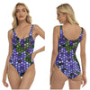 Agapanthus Stained Glass bathing suit