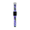 Agapanthus Apple iWatch Strap Vegan Leather black buckle 5