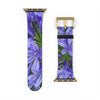 Agapanthus Apple iWatch Strap Vegan Leather gold 13