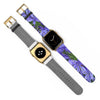 Agapanthus Apple iWatch Strap Vegan Leather gold 14