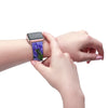 Agapanthus Apple iWatch Strap Vegan Leather rose gold 14 hands