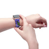 Agapanthus Apple iWatch Strap Vegan Leather rose gold hands