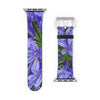 Agapanthus Apple iWatch Strap Vegan Leather silver 11