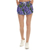 Agapanthus Stained Glass Beach Shorts with Pockets up to 5 XL front two pockets