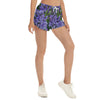 Agapanthus Stained Glass Beach Shorts with Pockets up to 5 XL front
