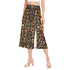 Animal Print High Slit Long Skirt up to 2 XL front  split