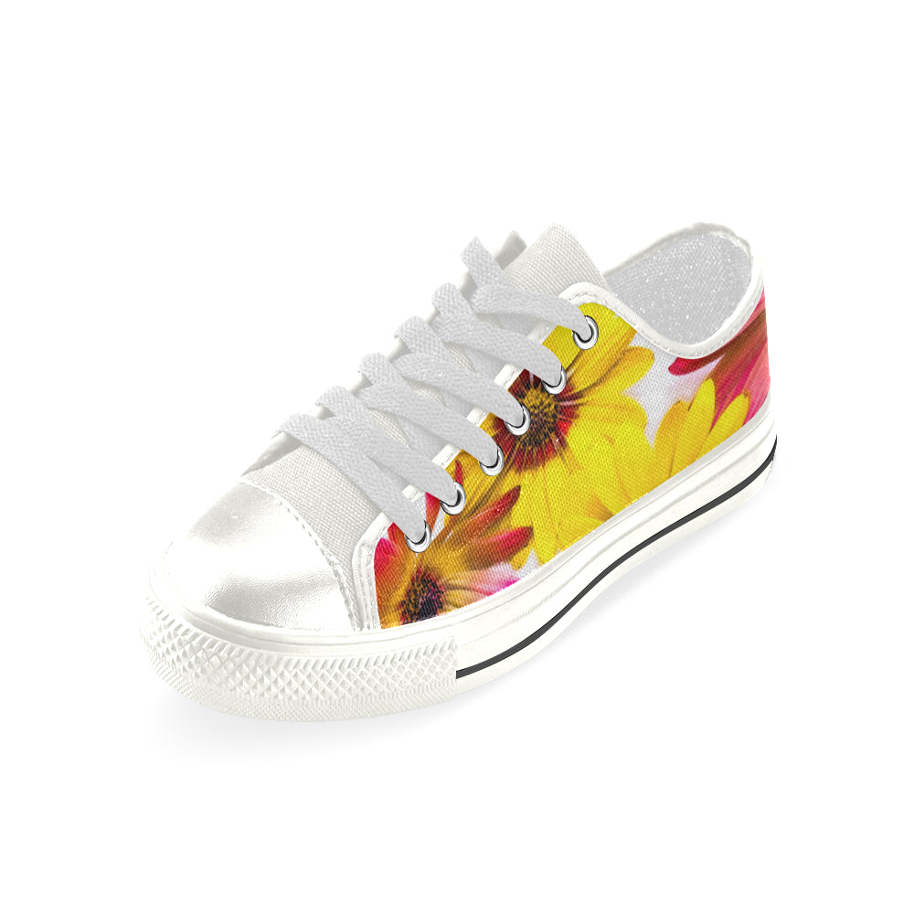 Art Daisies Canvas Low Rise Shoes up to size 12 right