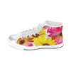 Art Daisies High Top Women's Shoes up to size 12 left shoe