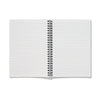 Art Flowers A5 Lined Spiral Bound Notebook inside lined paper