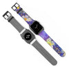 Art Flowers Apple iWatch Replacement Strap Vegan Leather black 3