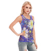 Art Flowers Tank Top up to 5 XL front 2